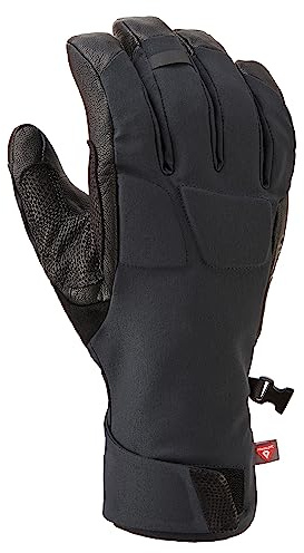 Rab Fulcrum GTX Waterproof Breathable GORE-TEX Leather Gloves for Climbing & Mountaineering - Black - Large