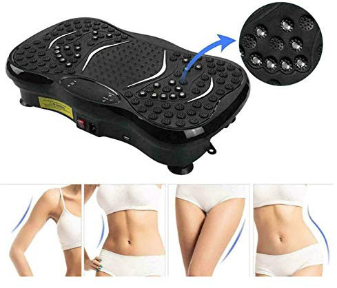 WSHA Fitness Vibration Plate Exercise Machine, Whole Body Vibration Platform, 180 Speed Levels, Max User Weight 330lbs