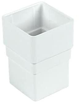 Marshall Tufflex White Square Guttering and Downpipe - Gutter and Pipe Fittings - Down Pipe Joint