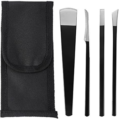 Pediküre Messer Kits, Professionelle Hornhauthobel Klingen aus Edelstahl Hornhautentferner, Pediküre Messer Abgestorbene Haut Fußfeile Raspel für Skalpell Fusspflege Pediküre Fußpflege Werkzeuge