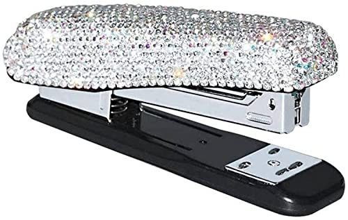 AQUETI Heftgerät Hefter Handgemachte Hefter-Desktop-Hefter-Klassischer Büro-Hefter for Büroschule oder Zuhause Büroheftgerät Bürotacker