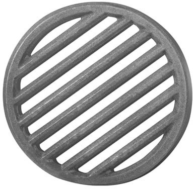 Gisafai 9 Inch Round Cast Iron Fire Grate BBQ High Heat Charcoal Plate Fire Grate Bottom Grate Replacement Parts, (MUL-Gisafai-14136)