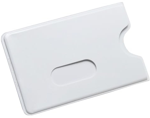 orgaexpert EC Kartenhülle weiß (3 Stück) hochwertig/stabil NEU Kreditkartenhüllen, Scheckkartenbox, Schutzhülle Ausweis