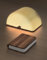 ZBOLE Lampe Livre en Bois 12CM - Pliable, à Piles, Éclairage Ambiant LED Magnétique pour Décoration Maison & Bibliothèque (Noyer)