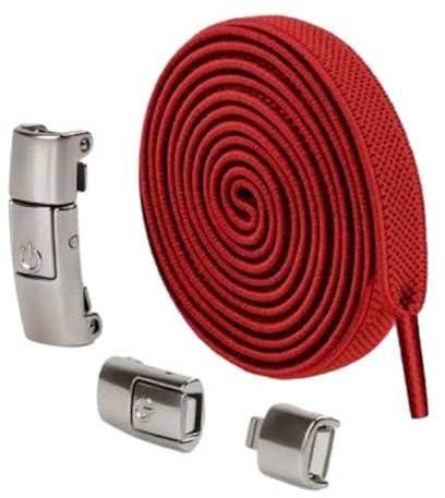 BAYORE Keine Bindung Elastische Schnürsenkel Flache Stretch Schnürsenkel Mit Metallschnallen Elastische Schnürsenkel Ersatz Für Kinder Und Erwachsene Sneaker Zeitsparende Schnürsenkel