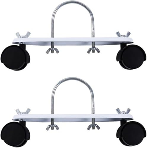 2 Soportes de radiador eléctrico, Rueda de Soporte de polea móvil para radiador eléctrico, Rueda de rotación General de Larga duración y práctica, Accesorios Base Calentador eléctrico