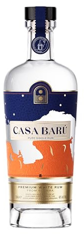 Casa Barú Blanco White Rum 70cl 40% ABV Pure Pot Still Panama Rum