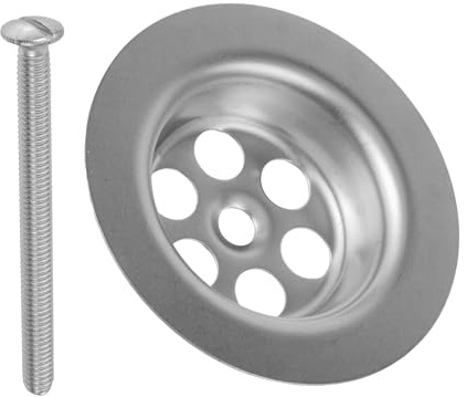 Ersatz Ventil Oberteil mit Montageschraube, für Ablaufventile von Spültischen, Ø 62,5 mm - 1 1/4 Zoll, SS201 Edelstahl Ventiloberteil, M6x70 Schraube Spüle, Ersatzteil Stopfenventil von Küchenspülen