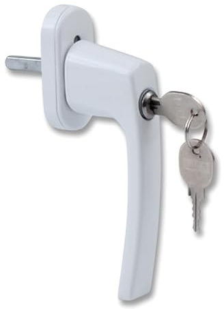 SkyjOy Manilla Ventana Juego de manijas de Ventana confiable, manija de Ventana bloqueable fácil de Usar, manija de Ventana bloqueable Conveniente, manija de Puerta de balcón Manilla Puerta Ventana