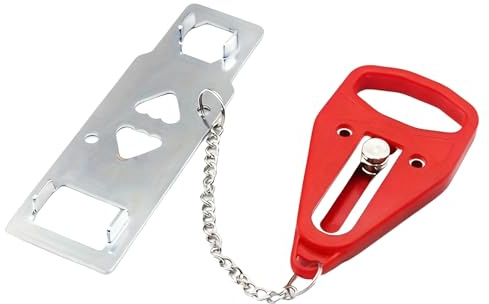 Portable Door Lock for Hotel Travel Safety, Safe Lock for Travelling, Home Security Locks for Additional Safety and Privacy, Perfect for Hotel Home Apartment College