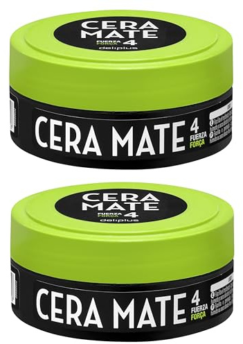 [PACK 2 ST] Matt Deliplus hårvax fixering 4 | SÄRSKILD tunt hår eller låg volym | 2 x 100 ml burkar