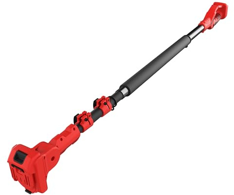 TEENO - Asta telescopica per potatura, lunghezza da 1,6 m a 2,8 m, dotata di interfaccia Makita compatibile con mini motoseghe elettriche e potatrici, con spina a tre pin
