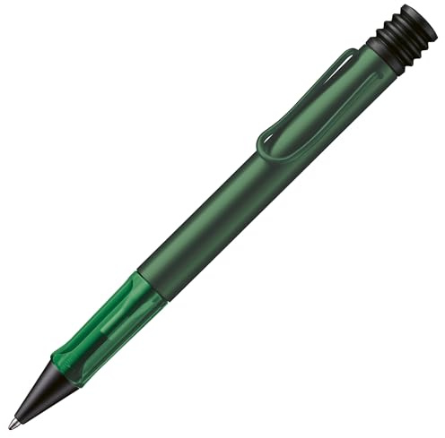 Lamy AL-star pine - Ballpoint Pen with transparent, ergonomic grip & line width M - lightweight aluminium body - including large capacity refill M 16 in black