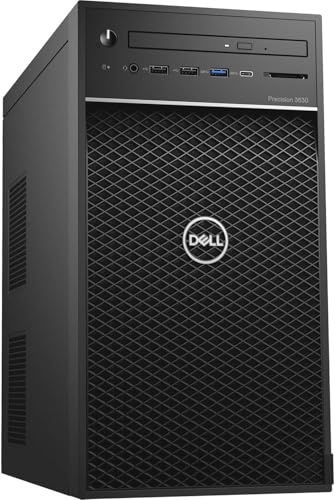 Dell Precision 3630 Tower Workstation – i7-9700 (8 Cores), NVIDIA Quadro P1000, 1TB PCIe Gen 4.0x4 NVMe, 32GB DDR4, GbE, Windows 11 Pro (Renewed)