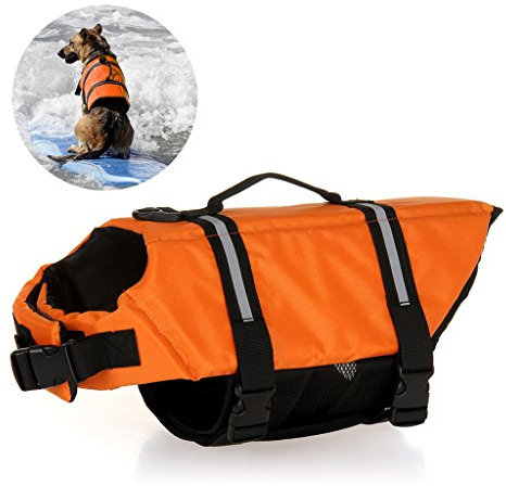 Jayboson Hundeschwimmweste Doggy Aqua-Top Schwimmweste Schwimmtraining Schwimmhilfe für Hunde Vest (Größe XXS)