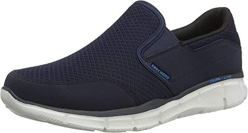 Skechers Gowalk 5 Apprize-Double Gore Slip On Performance vandringssko sneakers, marinblå, 10.5 Extra Wide US