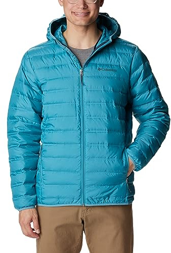 Columbia Lake 22 Down Hooded Jacket Chaqueta De Plumas Acolchada Con Capucha, Shasta, XL Hombre