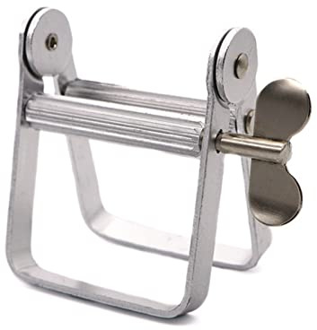 TEONEI Metal Toothpaste Tube Squeezer,Rolling Toothpaste Squeezer,Multifunctional Paint Tube Wringer for Artist,Hair Salon,Painter and More