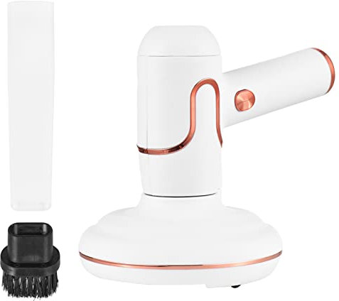 HUIOP aspirapolvere da Letto,Letto Materasso Aspirapolvere Handdeld Lampada Forte Aspirazione 8000 Volte/min Battiti per Tappeti Divano Divano Menta Peli di Animali Domestici Rimozione della Polvere