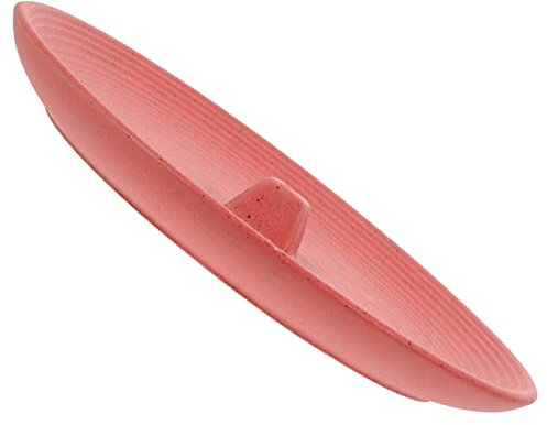 OUNONA Räucherstäbchenhalter aus Roter Keramik Rund Praktisch und Kompakt für Zuhause und Meditationsraum als Elegantes Duftaccessoire