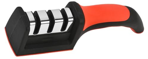Kitchen Sharpener, Sharpener, Whetstone, Non-Slip Cutter, Sharpening Tools, Multifunctional for Scissors, Fruit Knives, Kitchen Chopper