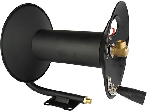 Schlauchtrommel | für Kärcher HD HDS Kränzle Hochdruckreiniger | bis 280 bar | bis zu 50m Länge (siehe Artikelbeschreibung) | 3/8 AG x 3/8 AG | Hochdruckschlauch Schlauchaufroller