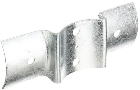 Alberts 867096 Zaun-Riegelbeschlag | feuerverzinkt | für Pfosten und Palisaden Ø100 mm | 70 x 200 mm | 10er Set