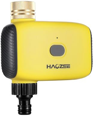 Haozee Smart-Bewässerungscomputer, intelligenter Wassertimer für Gartenschläuche, erfordert Tuya Zigbee Hub, unterstützt Home Assistant Zigbee2mqtt, automatisches Bewässerungssteuerungssystem