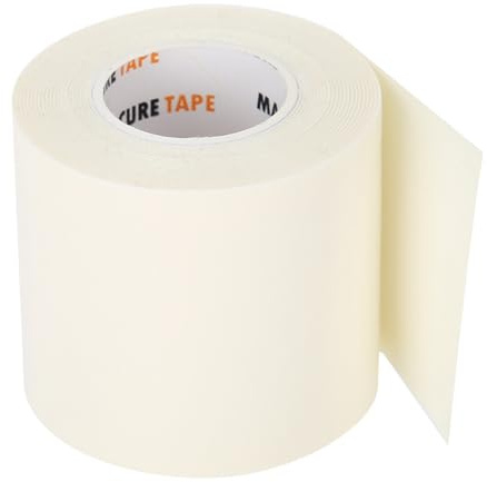 Jadeshay Microfoam Bandage, Elastic Self Adherent Waterproof Medical Tape for Sports Protection, First Aid Fixation and Underwrap, 5cm x 3m, Beige 1 Roll