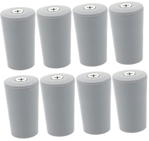 Zerodeko Roller Shutter Stopper Buffer Plastic Replacement Shutter Fasteners Window Repair Parts with Nuts Gray 8pcs