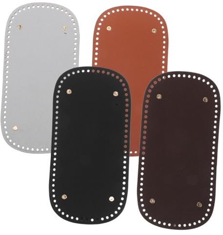 Operitacx 4stücke Taschenbodenstütze Für DIY-taschenböden Lochtaschenzubehör Taschenbodenformer-pad Gehäkelter Taschenboden Handtaschenboden Geldbörsenbodenstütze Zubehör Zur Herstellung Von