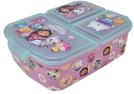 Theonoi Contenitore per il pranzo per bambini, in plastica, senza BPA, ideale come regalo per bambini