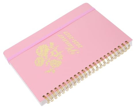 MINAOLULUS Terminplaner Notizbuch Wochen Und Monatsplaner Für Langfristige Planung Elegantes Design Vielseitig Nutzbar Für Schule Und Büro Englische Ausgabe