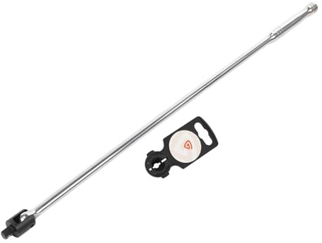 GEARMONSTER Ledhandtag, 12,5 mm (1/2 tum), 760 mm extra långt, plug-in-vridhandtag, skjuthandtag med led, ledspak