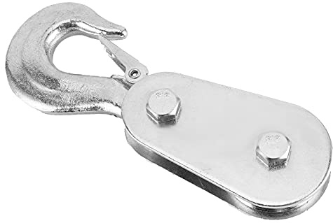 Ausla 2 Ton Snatch Block Heavy Duty Remskiva 2 Ton Lyftblock Vinchblock med Robust Metallkonstruktion för UTV ATV Motocross Dirt Bike
