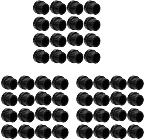 Cwmiibili 48pcs Light Socket Safety Caps Plugs,E26 Light Bulb Socket Cover End Caps Light Socket Protective Caps for String Lights