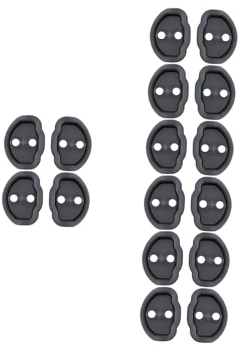 Alipis 16 pcs Silicone Car Door Latch Protective Covers for Model Y Durable Rust Resistant Shock Absorbing Pads Quiet Door Lock Protectors for Extended Lock Lifespan