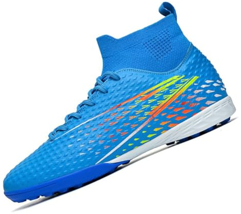 Scarpe da Calcio da Uomo Scarpe da Calcio Alte da Bambino per Erba Sintetica Scarpe da Ginnastica da Interno per Ragazzi Scarpe da Allenamento per Sport all'aperto