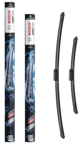 Bosch Aerotwin Aerotwin eA 414 S Front-Scheibenwischer - Set mit 2 Ersatz-Scheibenwischern und vormontiertem Multi-Clip-Adapter - 2 Wischblätter, 650 mm und 400 mm - in platzsparender Verpackung