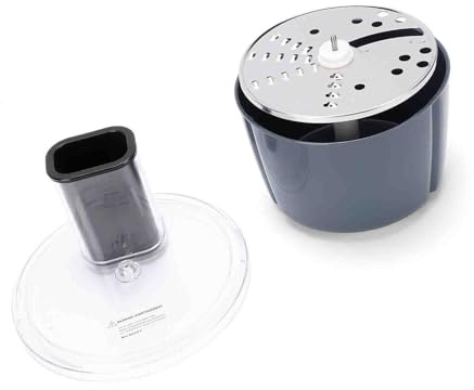 BAOFUYA Cortador de Frutas, Cortador de Manzanas, Acero Inoxidable 430, Fácil Instalación, Herramienta de Procesador de Alimentos para Cocina, Lavavajillas, Rallador de Rodajas de Verduras para TM5