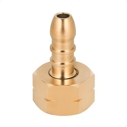BFG 3/8 Zoll IG BSP/9–10 mm weiblich Zwei Segmente Messing Schlauchanschluss/Gasarmatur/Teich/Pool/Schlauch-Adapter, Grün, UE-YEP3-UW0H