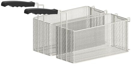 Casselin CL2PF16 - Lot De 2 Paniers 6,5L Pour Friteuse 16 Litres