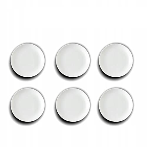 Wilmax WL-991013/A - Plato de postre (porcelana, 20 cm de diámetro), color blanco