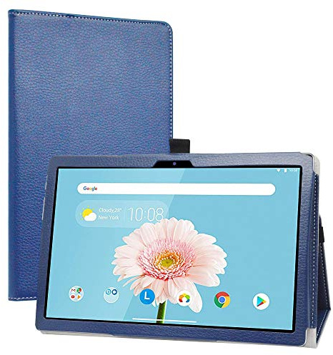 LiuShan Kompatibel mit TECLAST P20HD hülle,TECLAST M40 hülle,TECLAST M40 Pro hülle,Folding PU Leder Tasche Hülle Case mit Ständer für 10.1 TECLAST P20HD / M40 / M40SE / M40 Pro Tablet,Blau