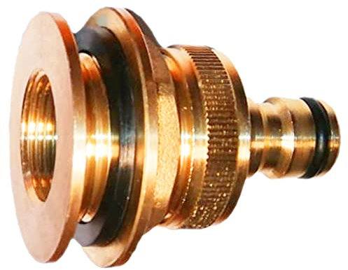 Qualitäts Regentonnendurchführung Stecker | Innengewinde 3/4 ∅ ca.24mm - für Lochdurchmesser ca. 32mm