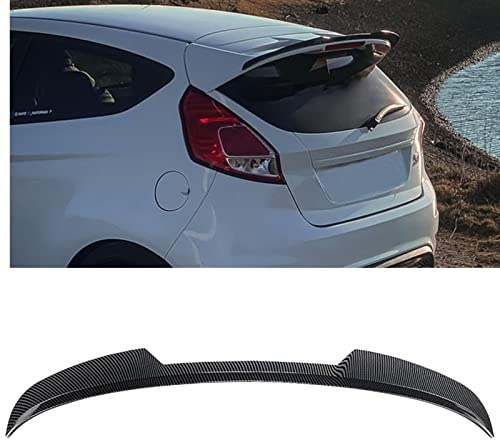Heckspoilerlippe für Ford Fiesta ST-Line MK6 MK6.5 2008–2017, schwarz glänzend