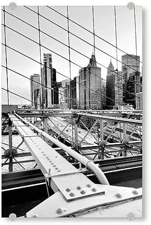artboxONE Acrylglasbild 45x30 cm Städte New York City - Brooklyn Bridge - Bild Newyork brooklynbridge Fotografie