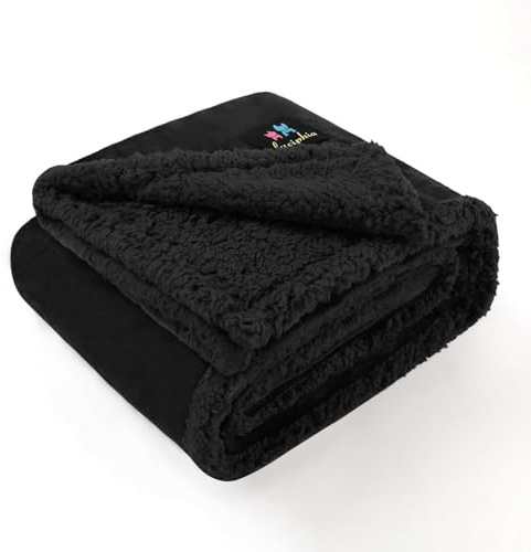 luciphia wasserdichte Hundedecke,Waschbare Decke für Kleine Hunde Katzen | Reversibel, 3-lagig, wasserdichte Schicht Decke, Schutzdecke für Sofa, Couch, Auto, maschinenwaschbar, Zuhause & unterwegs
