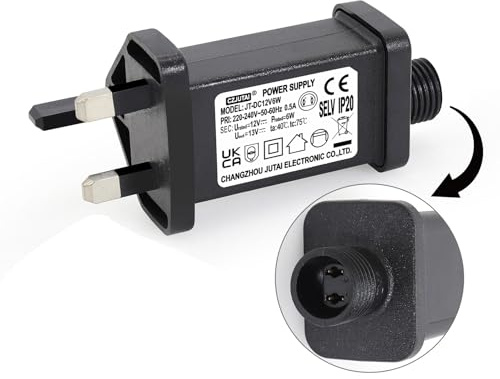12V 6W String Lights Indoor-Outdoor Power Adapter for CZJUTAI JT-DC12V6W /4.5W /3.6W-IP20 Christmas Lighting [U360]