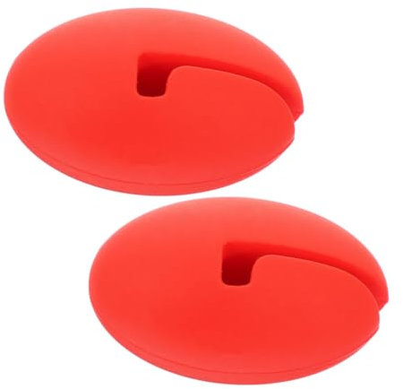 Cabilock 2pcs Thermometer Clip Silicone Pot Clip Holder Thermometer for Temperature Probe Pot Holder for Kitchen Gadget